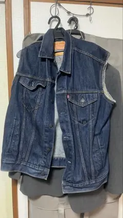 LEVI'S デニムベスト M 濃紺