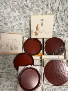 鎌倉彫　菓子皿　5枚