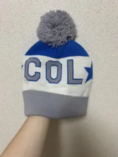 ポンポン付きスキー帽子 USA/COL