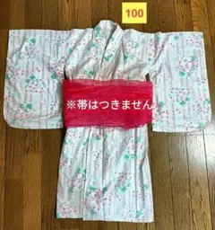 8/9午前中迄出品　浴衣　100サイズ*