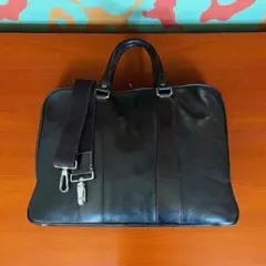 STEFANOMANO ステファノマーノ オールレザー 2WAY ビジネスバッグ