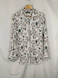 MORAN HOMME　長袖シャツ　花柄　総柄　L　B3350