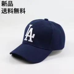 新品⭐️ベースボールキャップ・帽子・ネイビー・LAロゴ ストリート系好きな方⭐️