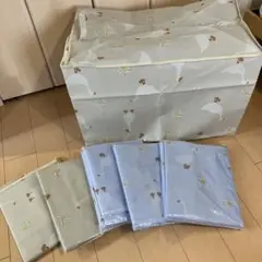 衣類　布団　収納袋　収納ケース　アヒル柄 10セット