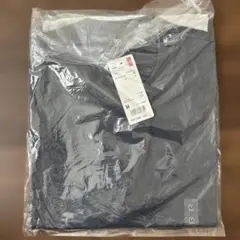新品　未開封　UNIQLO コットンリラックススリットチェニックM ダークグレー