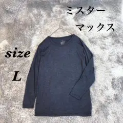ミスターマックス (L) 長袖カットソー カジュアル 裏起毛 速乾性 薄手