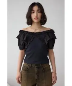 AZUL by MOUSSY 2way フリルトップス オフショル お値下げ不可
