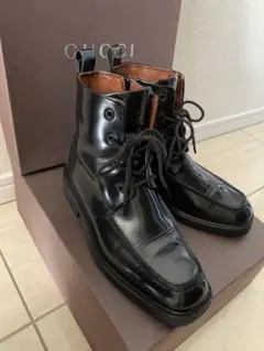 GUCCI レースアップ ショートブーツ サイズ: 6 (23cm)