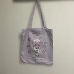 エスターバニー　薄紫色トートバッグ