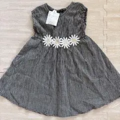 アプレレクール　80 デイジー　ワンピース　ギンガムチェック　新品