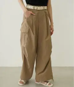 ミルクフェド　MILITARY WIDE LEG PANTS