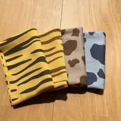 ベコ柄、ねこ柄 ダンボールニット　4枚セット