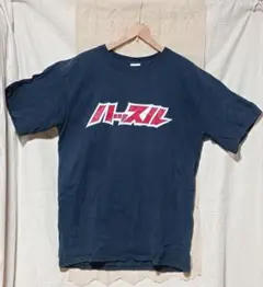 ハッスル公認ロゴ Tシャツ Mサイズ USA anvil社製　黒　中古品