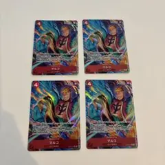ワンピースカード マルコ r パラレル ザベスト 4枚