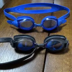 ゴーグル ブルーとブラック
