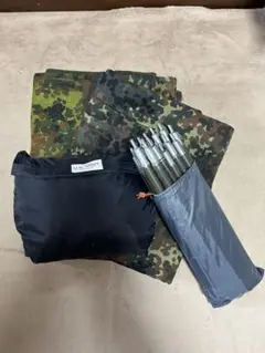 ルーマニア 軍幕　デッド 希少 アメーバカモ デットストック M47 4枚セット ルーマニア軍幕 デッド 希少 アメーバカモ デットストック M47 4