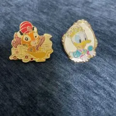 ディズニー ピンバッチ2個セット