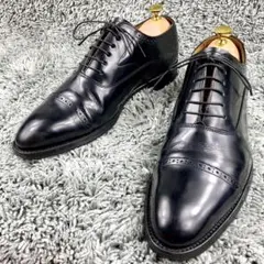 【美品】訳あり REGAL リーガル セミブローグ ブラック 113R 26cm