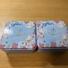 GODIVA空箱二つ