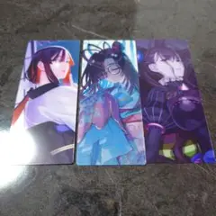 【新品】最終再臨展 編成画面風カード キャスター 3種セット