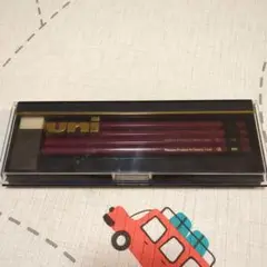 uni 鉛筆消しゴムセット HB 4本