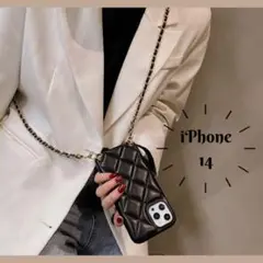 【ラスト1点】iPhone14 ケース スマホケース ショルダーストラップ付き