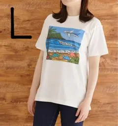 ヘザーブラウン ANA オリジナルTシャツ Lサイズ