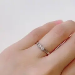 注!刻印あり【極美品】AHKAH アーカー フィルージュリング 11号 プラチナ