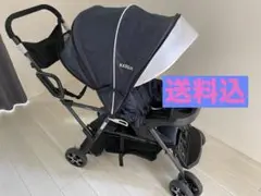 KATOJI ベビーカー二人でゴー ネイビー