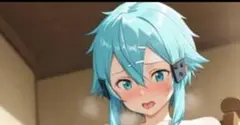 アスナ/シノン/バスタオル/タペストリー/シークレット/SAO/