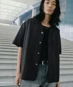 WYM EMBROIDERY SHEER WASHER SHIRT