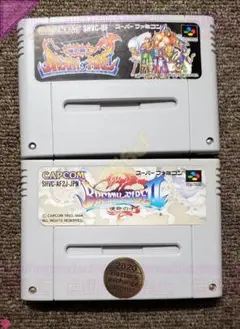 ●SFCソフト ブレスオブファイア ＋ ブレスオブファイア2 計2個 各箱説なし