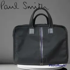 ①Paul Smith ポールスミス ブリーフケース ナイロン ブラック