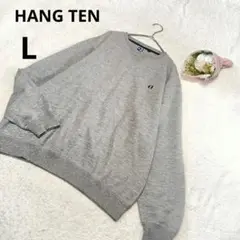 HANG TEN ハンテン 長袖スウェット 灰色 トレーナー トップス/L