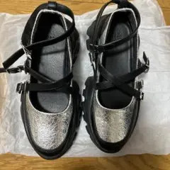 HARE クロスストラップメリージェーンシューズ