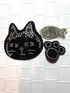 【LALACUB】 ララキューブ　ペブリー 猫　ブローチ 3点セット