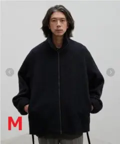 LIDNM SHAGGY MOHAIR ZIP BLOUSON