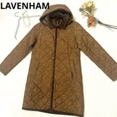 LAVENHAM キルティングジャケット 36 キャメル　美品　ラベンハム