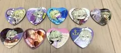 アムネシア　ウキョウ　ハート缶バッジ×9