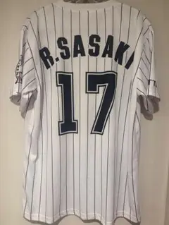 佐々木朗希　R. SASAKI 17番 ユニフォームタイプシャツとタオルのセット