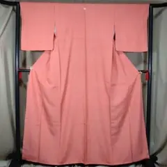 0415-a着物 袷 江戸小紋 躾糸付き 一つ紋 作家物 落款 内田秀一