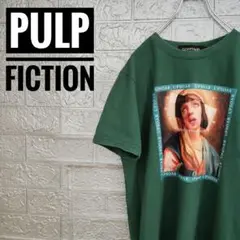 パルプフィクション　ユマサーマン古着ムービーTシャツ緑L　名作映画