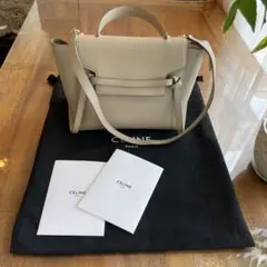 CELINE ベルトバッグ マイクロ ベージュ セリーヌ