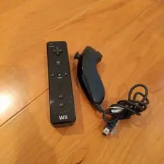 Wiiリモコン ヌンチャク セット ブラック 黒