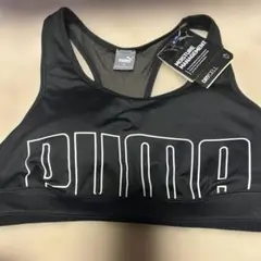 PUMA スポーツブラ Lサイズ ブラック　カップ一体型