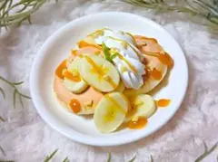 バナナのパンケーキ　フェイクスイーツ