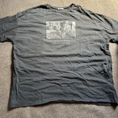 SUREVE+ サイズ4L グレー Tシャツ プリントヒビあり