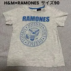 H&M×RAMONES グレー Tシャツ サイズ90