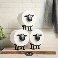 羊のトイレットペーパーホルダー １個