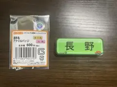 読売ジャイアンツ　長野久義　パワプロ × ジャイアンツ　選手名アクリルバッジ